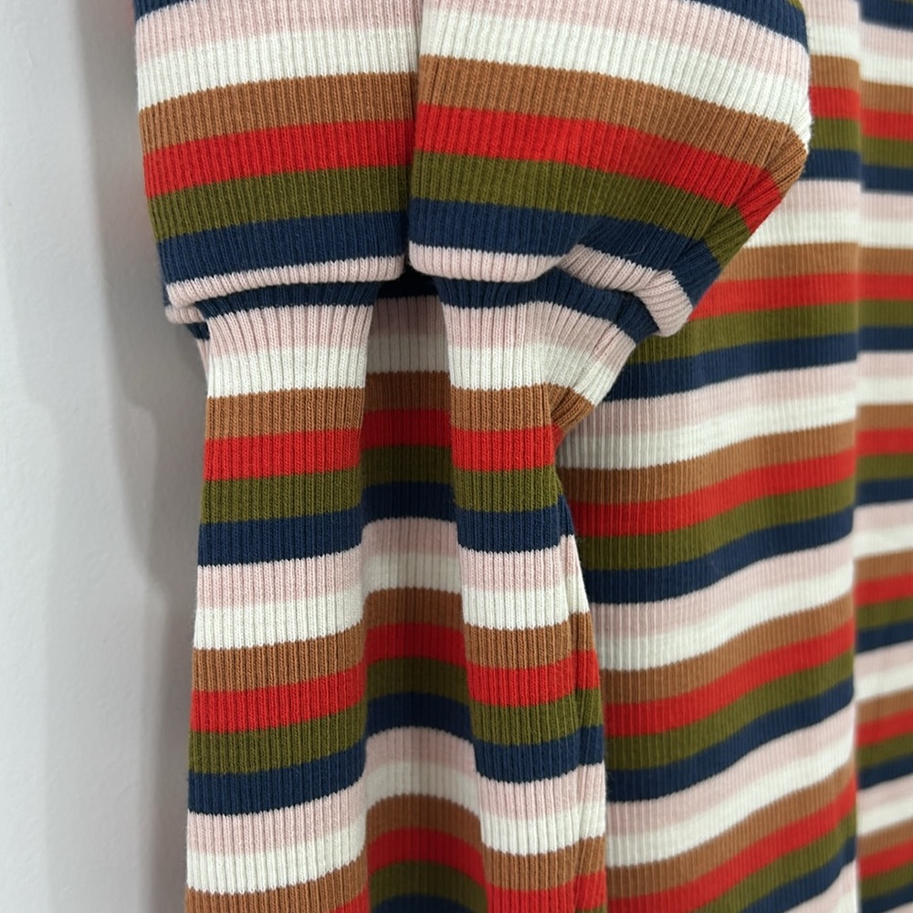Veronica Beard Striped Puff Shoulder Top - Medium - Picture 6 of 8